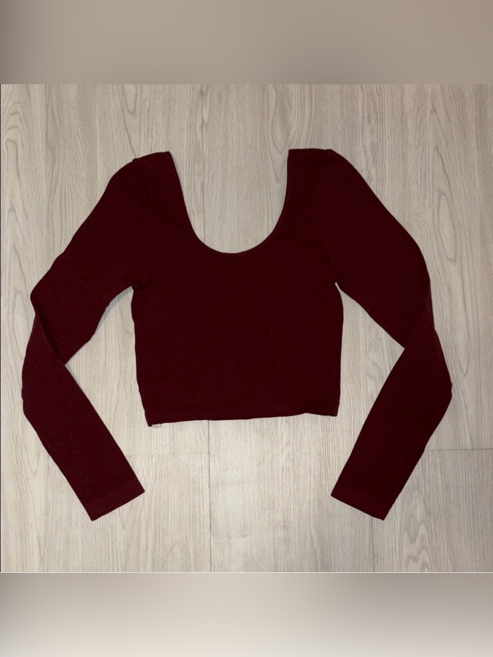 AEROPOSTALE Deep Red Long Sleeve top small